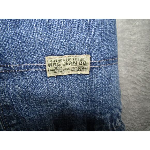 WRG Jean‎ Co Carpenter Jeans 40x31 Blue Denim Workwear Relaxed Fit Vintage 90s - Picture 6 of 9